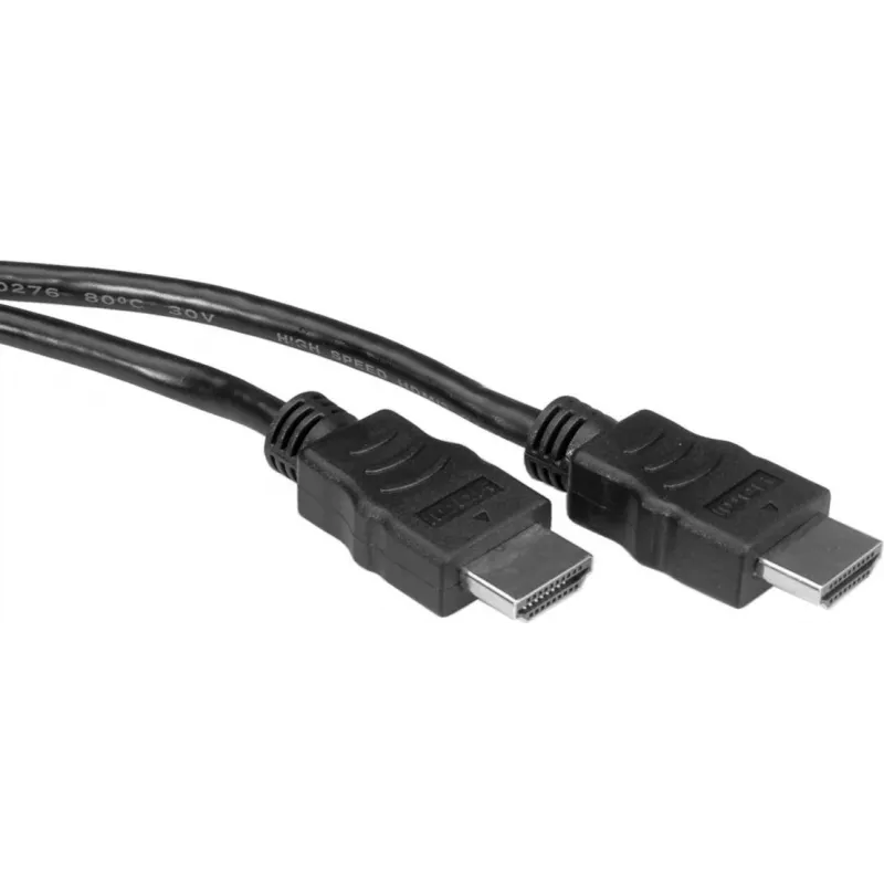 Secomp S3671 Standard HDMI-High-Speed-Kabel mit Ethernet, 1 m, Schwarz