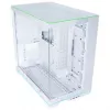Lian Li O11 Dynamic EVO RGB PC-Enclosure Bundle + HydroShift II LCD-S 360TL AiO + 6x UNI FAN SL-INF 120 Reverse Blade Fan - Weiß