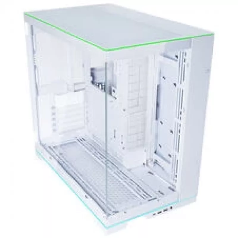 Lian Li O11 Dynamic EVO RGB PC-Enclosure Bundle + HydroShift II LCD-S 360TL AiO + 6x UNI FAN SL-INF 120 Reverse Blade Fan - Weiß