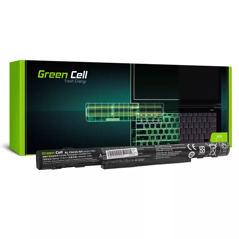 Batterie Green Cell AC68 für Acer E5-573 E5-573G E5-573TG V3-574 V3-574G TravelMate P277