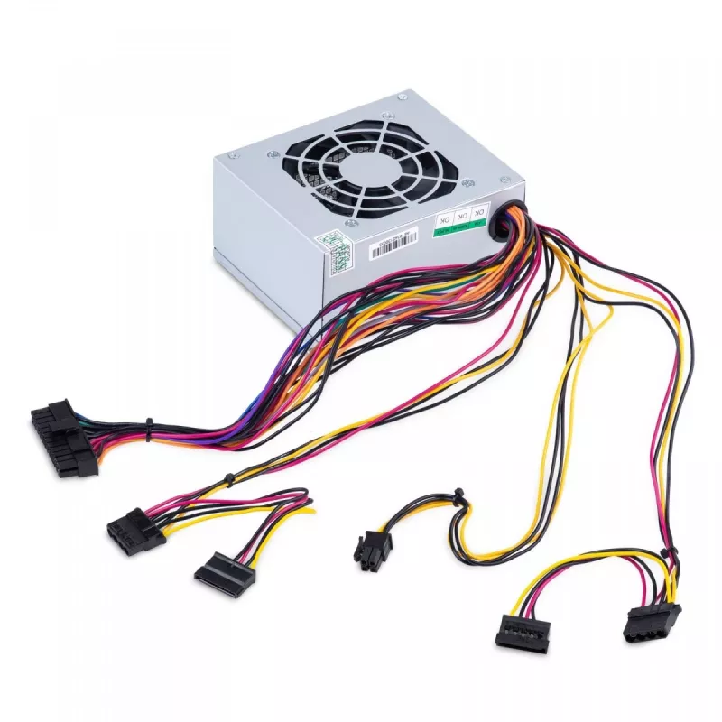 Akyga AK-S1-300 300 W SFX-Netzteil, passive PFC, 80-mm-Lüfter, schwarz