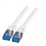 EFB-Elektronik RJ45 Patchkabel Cat.6A S/FTP TPECat.7 Rohkabel superflex Weiß 2m Hersteller: EFB Elektronik (K5525FWS.2)
