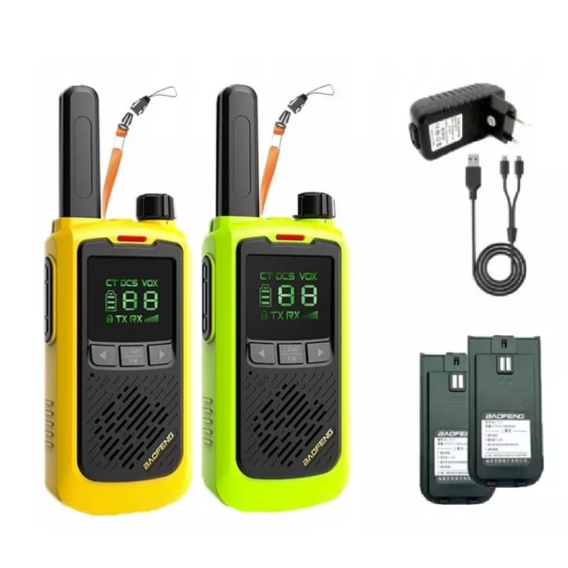 Baofeng BF-T17 Walkie-Talkie-Set, 2 Stück, grün