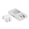 Akyga AK-CH-31 flaches GaN-USB-Ladegerät 65 W, USB-C PD + USB-A, Weiß