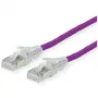 Datwyler - Patchkabel - RJ-45 (M) zu RJ-45 (M) - 15 m - SFTP, PiMF - CAT 6 - Halogenfrei, Verseilt - Lila (21.05.0614)