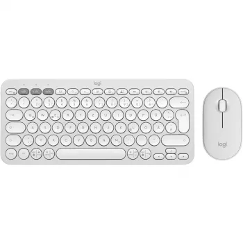 Logitech Pebble 2 Combo Set, Weiß, Kabellos, Deutsch, 920-012204