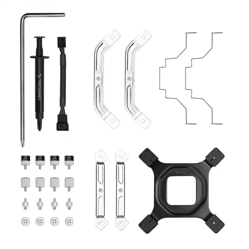 DeepCool AK500 Digital WH Prozessorluftkühler 12 cm Weiß 1 Stück