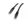 Netzwerkkabel Lanberg PCU6-10CU-0200-BK Cat6 U/UTP RJ-45 gerade 2 m schwarz