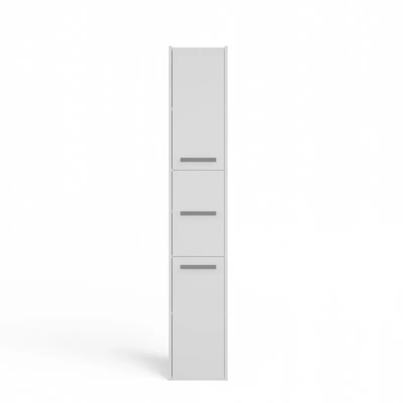 Top E Shop S33 BIEL Badezimmerschrank, Weiß