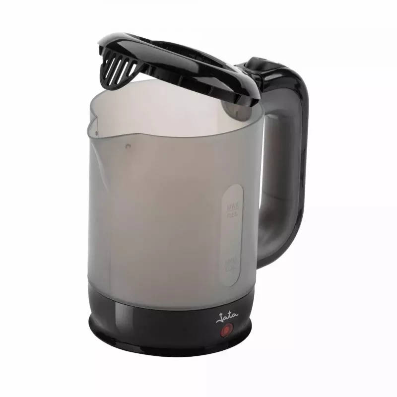 Jata JEHA1240 Wasserkocher, 0,5 l, 900 W, Schwarz/Grau
