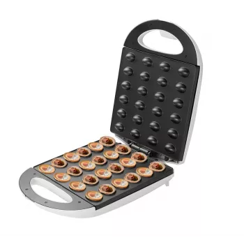 Waffeleisen Adler AD 3039 — 24 Waffeln, 1600 W, weiß, antihaftbeschichtet, kühlbleibende Griffe