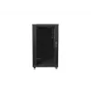 Lanberg FF01-6822-12B Rack-Schrank 22U freistehend Schwarz