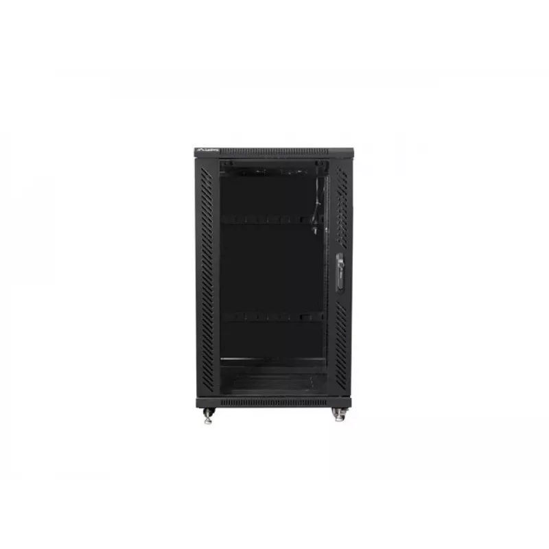 Lanberg FF01-6822-12B Rack-Schrank 22U freistehend Schwarz