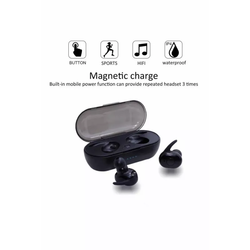 Earbuds V.Silencer Ture Wireless Earbuds schwarz/rot