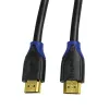 LogiLink CH0065 High-Speed-HDMI-2.0-Kabel mit Ethernet, 4K/60Hz Ultra HD, 3D, vergoldete Stecker, 7,5 m, schwarz