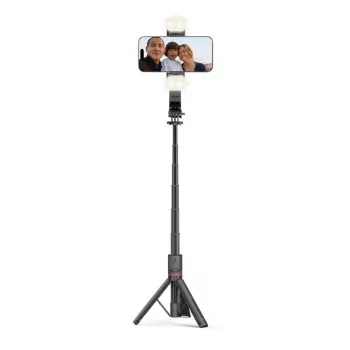 Tech-Protect L05S Selfie-Stick-Stativ LED-Leuchte Bluetooth-Fernbedienung