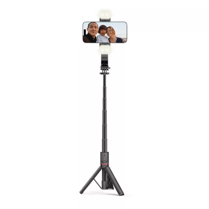 Tech-Protect L05S Selfie-Stick-Stativ LED-Leuchte Bluetooth-Fernbedienung