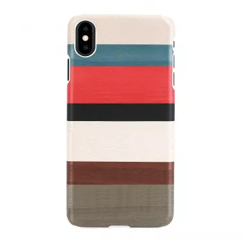 Smartphone-Hülle man and wood für iPhone X/XS — Corallina White