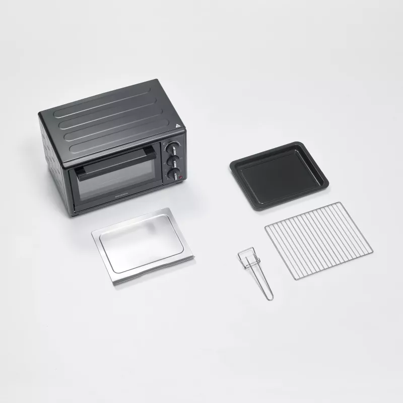Elektrischer Minibackofen SEVERIN TO 2078 — 20 L Kapazität, 1600 W, schwarz, freistehend