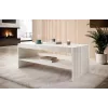 PAFOS Bank / Tisch 120x60x50 cm weiß matt