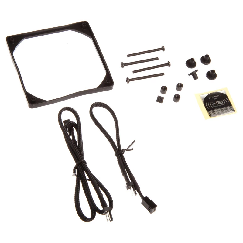 Noiseblocker BlackSilent Pro PL1 ITR-PL-1 Gehäuselüfter, 120 mm, schwarz