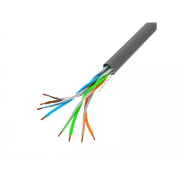 LAN-Kabel UTP LANBERG LCU5-10CC-0100-S RJ45 100MB/S 100M Grau