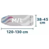 Bügelbrettbezug VILEDA Total Reflect Blau Grau Weiß für Bügelbretter 1300 x 450 mm