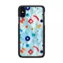 iKins Poppin Rock Hülle für iPhone XS/X, schwarz