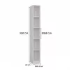 top e shop Bücherregal REGAŁ R25 25 cm Weiß – einteiliges Bücherregal