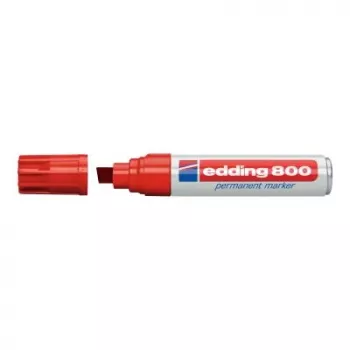 Permanentmarker Edding 800 Keilspitze Rot