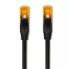 Netzwerk-Patchkabel UTP Cat6 QOLTEC 25 m, 2×RJ45, schwarz