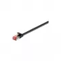 Wentronic Goobay CAT 6 Flach-Patchkabel, U/FTP, Schwarz, 15 m - Kupfermaterial (94238)