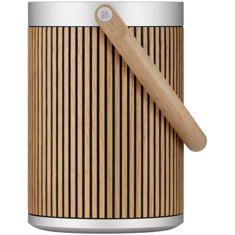 Beosound A5 Lautsprecher Eiche (Abdeckung Eiche Griff Eiche)