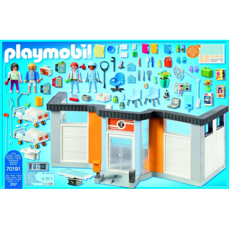 Toy figure Playmobil 70191 Furnished Hospital Wing 297 pieces