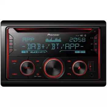 Car Media Receiver Pioneer FH-S820DAB Schwarz 200 W Bluetooth