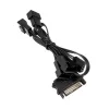 Lüfter-Y-Kabel Kolink 1-auf-4 PWM 35 cm, 4-Pin-PWM auf 4×4-Pin-PWM + SATA