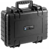 B&W outdoor.cases Type 4000 Hartschalenkoffer mit gepolstertem Trennwand-Set, schwarz, 4000/B/RPD