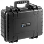 B&W outdoor.cases Type 4000 Hartschalenkoffer mit gepolstertem Trennwand-Set, schwarz, 4000/B/RPD