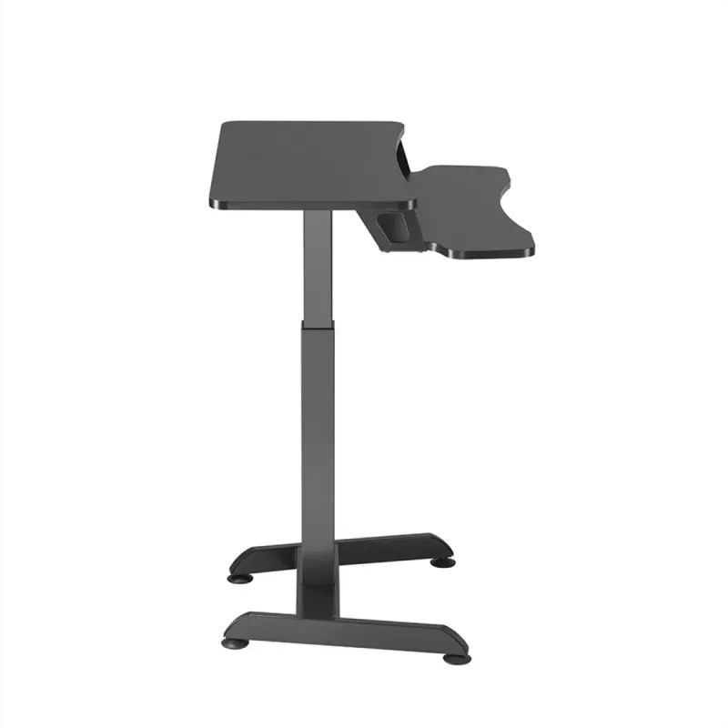 Maclean MC-835 Tragbarer elektrisch höhenverstellbarer Schreibtisch 72 – 122 cm, max. 37 kg, Bedienfeld, Sitz-Steh-Arbeitsplatz