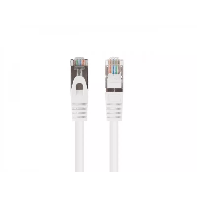 Lanberg PCF6-20CC-0150-W Cat6 F/UTP Patchkabel 1,5 m, Weiß, 10er-Pack