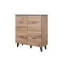 Cama sideboard LOTTA 110 4D wotan oak + mat Schwarz