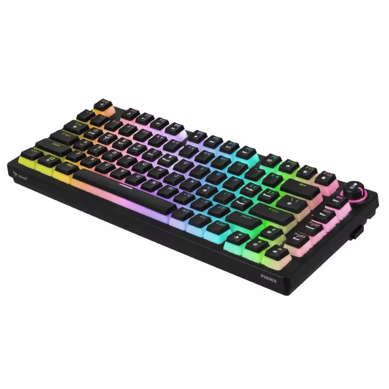 Gaming-Tastatur Savio SAVGK-PHENIX RED PUDDING mechanisch RGB Wireless