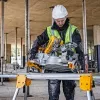 Kapp- und Gehrungssägenständer DeWalt DE7033 — klappbarer Aluminiumständer, 4 Beine, ausziehbar bis 2,5 m, Tragfähigkeit 227 kg, 16 kg
