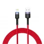 USB-auf-Lightning-Datenkabel Tellur, 3A, 1,2 m, LED-Anzeige, rot