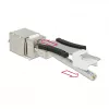Delock 86404 Keystone-Modul RJ45 Secure Cat.6 auf LSA, Weiß