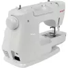 Singer Simple 3337 Fashion Mate Nähmaschine, automatisch, 29 Stiche, Einstufen-Knopfloch, Freiarm, LED-Licht, weiß