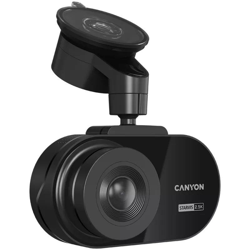 Canyon Dashcam DVR25 WQHD/2.5k/WiFi/App/SD-Karte schwarz Einzelhandel