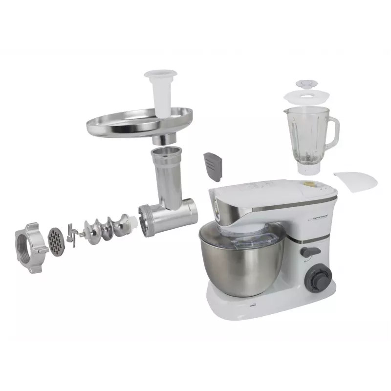Food Processor Esperanza EKM025 1000 W 5 L Edelstahl Weiß
