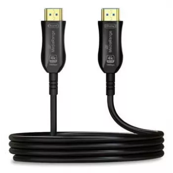 MEDIARANGE HDMI High Speed Ethernet Kabel AOC 18Gbit/s 15m - Kabel - Digital/Display/Video