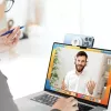 Induktiver MagSafe-Halter für MacBook weiß
